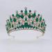 Mr. Green Queen Crown for Women - Crystal Wedding Tiara for Bride - Princess Tiara Diadem - Prom Pageant Hair Accessories - Buy Online on SooperMarket.com