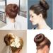3-Piece Dutt Pillow Hair Knot Rollers - Magical Foam Hair Donut Accessories for Women | DIY Ponytail Holders in Multicolors - Buy Online on SooperMarket.com