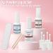 Dipping Powder Liquid Set Nail Dip Powder Liquid with 15ml 2 in 1 Base & Top Coat Activator and Brush Saver for Dip Powder Starter Kit No UV/LED Nail Art Manicure for Home DIY Salon - Buy Online on SooperMarket.com