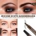 Wuiil Waterproof Eyebrow Pencil - Perfect for Beginners & Professionals | Effortless Dark Brown Brows | Ideal for Welding Festivals - Buy Online on SooperMarket.com
