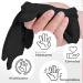 EXBRIECO 2 6 or 12 Cotton Gloves Moisturizing Gloves Soft Elastic Hand Care Comfortable Mime Jeweller Waiter Costume White or Black. M Pack 2 Black - Buy Online on SooperMarket.com