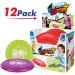 Liberty Imports 12 PCS 9-Inch Plastic Flying Discs Set for Outdoor Sports - Great for Kids & Adults - Buy Online on SooperMarket.com