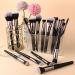BEILI 40Pcs Professional Synthetic Makeup Brush Set for Foundation Blending Face Powder Blush Eye Shadows - Premium Kabuki Brushes Kit - Buy Online on SooperMarket.com