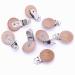 Sutoyuen 10Pcs 30mm (1.18) Natural Wood Pacifier Holder Round Beech Metal Teether Wooden Teething Beads Suspender Clips DIY Pacifier Accessories - Buy Online on SooperMarket.com