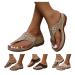 Willisos Women's Sandals Women's Sandals Arch Support Clip Toe Orthopedic Casual Walking Orthotic Flip Flops 8 3X-Narrow Beige
