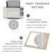 Premium Wax-Free Graphite Transfer Paper - 20 White Sheets for Drawing and Tracing - Ideal for Artists - MyArtscape - Buy Online on SooperMarket.com