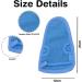 Bvanzo Exfoliating Glove - Dead Skin & Fake Tan Remover Mitt for Shower - Skin and Body Exfoliator - Blue - Buy Online on SooperMarket.com