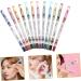 CIMAXIC 12pcs Eyeliner Lip Colour Liner Eye Pencil Eyeshadow Cosmetic Pen Makeup - Buy Online on SooperMarket.com