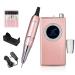 Makartt Rechargeable Nail Drill Electric Nail File Pink Stephanee 35000RMP Professional Nail Drill Kit Portable E File Manicure Drill for Acrylic Nails Poly Nail Gel Polish Nail Extension Gel B-18