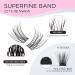 LASHVIEW DIY Eyelash Extension Kit - 12 Clusters Volume Lashes Set with Applicator and Bond & Seal - C14 12mm C curl Lashes Pack - Buy Online on SooperMarket.com