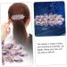 HAPINARY Rhinestone Spring Hair Accessories Vintage Hair Accessories Crystal Hair Clips Hair Claw Clips for Girls Wedding Hair Clip Purple Miss Alloy Big Hairpin Delicate - Buy Online on SooperMarket.com