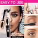 MIESCHER Brown Waterproof Mascara - Long Lasting 5D Silk Fiber Lash Mascara for Volumizing, Lengthening, and Defining Eye Lashes - Buy Online on SooperMarket.com