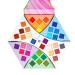 40 Colors Rotate Eyeshadow Palette ColoUndur Neon Eyeshadow Rainbow Color Board Matte Glitter Shimmer Professional Eyeshadow Palette Cosmetics (Color B)