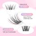 Glowing Win Individual Eyelash Extensions Set - DIY Cluster Lashes Kit with 144 PCS Lash Bond & Seal Tweezers | 8-16mm Natural False Eyelashes for Stunning Looks - Buy Online on SooperMarket.com