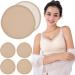 SHAFUFU 4 Pack Reusable Organic Oil Breast Pads | Leak-Proof & Washable Soft Compress for Women | Perfect for Relaxation (Castor Oil Not Included - Buy Online on SooperMarket.com