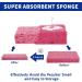 CELOX Large Eco-Friendly Cellulose Kitchen Sponges - 24 Pack Super Absorbent Cleaning Sponges for Dishes - DIY Kids Sponges in Pink-yellow (4.5 x 2.8 x 0.6) - Buy Online on SooperMarket.com