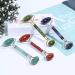 Multi-Material Jade Roller Double Head Face Massager - Crystal Facial Rolling Stick | Shipping Worldwide - Buy Online on SooperMarket.com