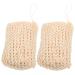 2pcs Sisal Sponge Ball Shower Loofah Bath Scrubber Bath Sponge Shower Sponge Cleaning Bath Shower Sponge Shower Mesh Scrubber Convenient Body Scrubbers Shower Sponges for Bathing