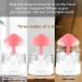 Rain Cloud Humidifier - Colorful Light Aroma Diffuser with 7 Color Changing Lights and Water Drop Sound - White 2 - Buy Online on SooperMarket.com