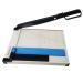 TEXALAN Paper Cutter Letter Size Paper Trimmer 12 Cut Length 12 Sheet Capacity Guillotine Paper Photo Cutter with Magnet Clamp, Paper Guide, Size Guideline