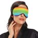 Haskirky Light Blocking Eye Mask - Breathable & Adjustable for Men and Women - Ideal for Travel, Yoga & Deep Sleep - Rainbow Design - Buy Online on SooperMarket.com