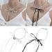 Oralgos Fashionable Heart Necklace with Loop | Adjustable Collarbone Chain | Imitation Pearls & Choker for Everyday Use Black - Buy Online on SooperMarket.com