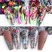 Luxury Graffiti Nail Foils Transfer Stickers - 10PCS Style 8 - Buy Online on SooperMarket.com