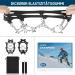 Jateka 24 Teeth Stainless Steel Crampons - Anti-Slip Spikes for Winter Walking Mountaineering & Trail Running - Adult & Kids Size - Buy Online on SooperMarket.com