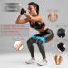 Islero Fitness EVO Resistance Band - Non Slip Premium Fabric Design - Purple, Ideal for Leg, Booty, Glutes, Hips, Yoga - Single Band for Home Exercise - Buy Online on SooperMarket.com