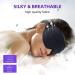 WOVTE Cooling Eye Mask Reusable Hot or Cold Therapy Gel Bead Eye Mask with Soft Plush Backing and Adjustable Strap for Puffy Eyes Dry Eyes Dark Circles Headache (Black) - Buy Online on SooperMarket.com