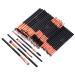 BS-MALL Eye Makeup Brushes 50 pcs Eyeshadow Makeup Brushes Set Soft Synthetic Hairs Wood Handle for Eyeshadow  Eyebrow  Eyeliner  Blending & Concealer