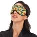 Haskirky Light Blocking Eye Mask for Deep Sleep | Breathable & Adjustable | Men and Women | Travel, Yoga, Meditation | Office Goodies | Spring Sunflowers - Buy Online on SooperMarket.com