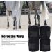 Horse Wraps 4 PCS Soft Adhesive Horse Leg Wraps Breathable Bandage with Sticky Tape for Livestock Cow Horse Black or Red - Buy Online on SooperMarket.com