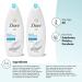 Dove Gentle Exfoliating Body Wash 22oz, Pack of 2 - Visibly Smoother Skin, Washes Away Bacteria, Nourishing Formula - Buy Online on SooperMarket.com