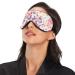 Hasikirky Light Blocking Eye Mask - Breathable & Adjustable for Men and Women | Perfect for Travel, Yoga, Meditation, Office, Deep Sleep - Butterfly Daisy Design - Buy Online on SooperMarket.com