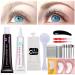 Lash T-i-n-t Kit Black  15ml Eyelash D-y-e  Full Brow T.i.n.t. Set With Tools  DIY Eyelash Eyebrow T-i-n-ting Makeup At Home  Be Voluminous And Energetic For 6 Weeks(Black Stain Mascara Look)