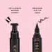 The Quick Flick - Intense Black Cat Eyeliner Stamp | Water-Proof & Smudge-Proof Felt-Tip Pen | 10mm Winged Eyeliner - 2 Pens - Buy Online on SooperMarket.com