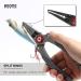 Booms Fishing X02 Aluminium Saltwater Fishing Pliers Kit - Hook Remover, Split Ring Pliers, Braided Line Cutters - X12_7 inch_Gun Color - Buy Online on SooperMarket.com