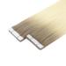 Youngsee Ombre Real Hair Tape Extensions - 45cm Light Brown to Blonde Virgin Smooth Weft 5pcs #R8T60 - Buy Online on SooperMarket.com