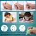 DMFly Pencil Handles for Kids - Handwriting Assistance & Posture Correction | Hollow Ventilation Design 3E Blue & Blue Orange Grip Set - Buy Online on SooperMarket.com