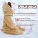 Doladola Baby Sloth Hooded Onesie Pajamas | Infant Romper 6-12 Months - Buy Online on SooperMarket.com