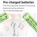 Ni-MH Rechargeable AA Batteries 1.2V 1200mAh - High Capacity for Solar Lights Mouse & Keyboard (Pack of 12 - Buy Online on SooperMarket.com