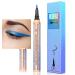 DekRion Liquid Eyeliner Soft Fine Tip Quick Drying Smudgeproof & Waterproof Eyeliner All Day Long-lasting Eye Liners for Women  1Pc Moonlight Blue