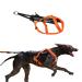 Non-stop dogwear Freemotion Harness 5.0 | Dog harness for all sports size: size 8 black/orange 8