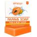 Papaya Soap Face & Body Wash  Natural Brightening Papaya Soap Bar for Dark Spots  Reduces Acne, Brightens Scars, & Evens Skin Tone  with Turmeric, Kojic Acid, & Essential Oils  Turmeic Bath Soap Suitable for All Skin Types, Made in USA 4 Ounce (Pack of 1)