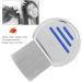 U-K Head Lice Comb Professional Stainless Steel Lice Nits Comb Portable Louse Removal Comb for Effectively Get Rid of Hair Lice and Nits(Blue) Useful As Shown - Buy Online on SooperMarket.com