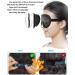 HUIBENYOU 3D Eye Covers for Sleeping - 2pcs Black Sleep Mask for Insomnia, Lunch Breaks & Anytime Rest - Soft, Comfortable & Completely Blindfolded - Buy Online on SooperMarket.com