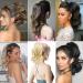 prinfantasy Hair Extensions Clip in Ponytail Hair Extensions 11 Inches Curly Ponytail Extension Light Ash Blonde Highlighted Hair Extensions Clip Short GBMW296 MW296 11 inch - Buy Online on SooperMarket.com