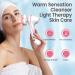 3D Facial Cleansing Brush Electric Face Scrubber with 3 Replacement Heads for Deep Cleaning|Gentle Exfoliate|Tighten Skin (Pink) - Buy Online on SooperMarket.com