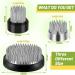 3-Piece Silver Japanese Flower Holder Set for Floral Arrangements and Plant Fixation - Buy Online on SooperMarket.com